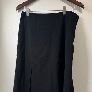 Merona Elegant Black A-Line Skirt